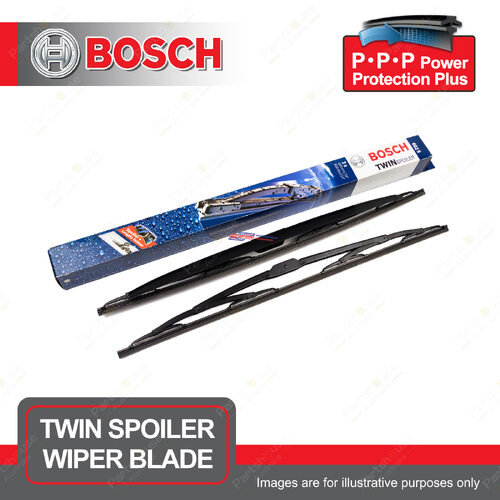 Bosch Front Pair Spoiler Wiper Blades for Audi A6 C5 4B5 4BH S6 RS6 A8 S8