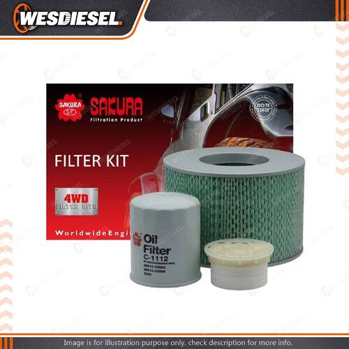 Filter Service Kit Oil Air Fuel for Mazda B2600 Bravo 2.6L G6 SPFI Petrol 4Cyl